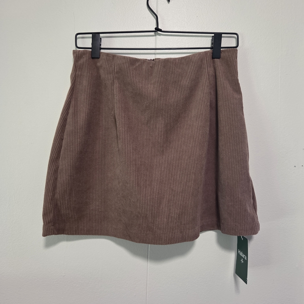 Halara Brown Corduroy Skirt